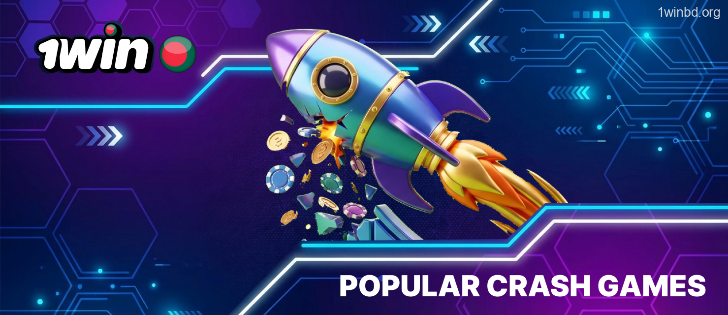 1Win Bangladesh trending crash-style games