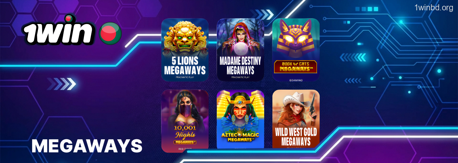 1Win megaways experience and gameplay