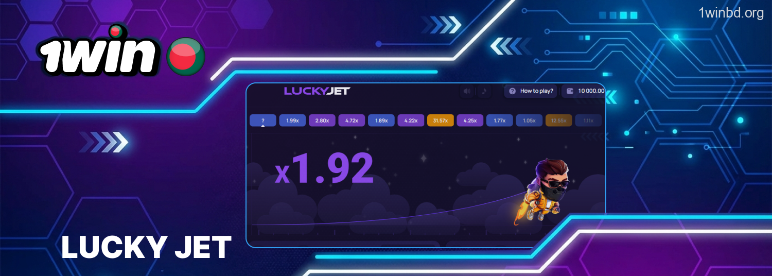 1Win lucky jet experience and gameplay